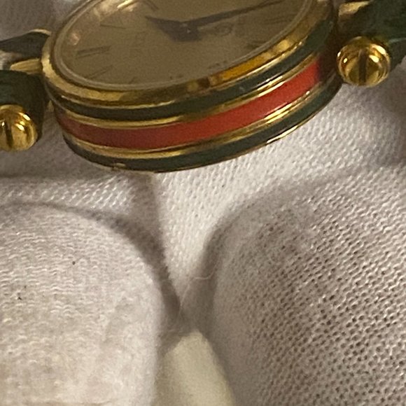 Gucci Watch Vintage Sherry Line 21mm Women\'s Gold X Green main image 12